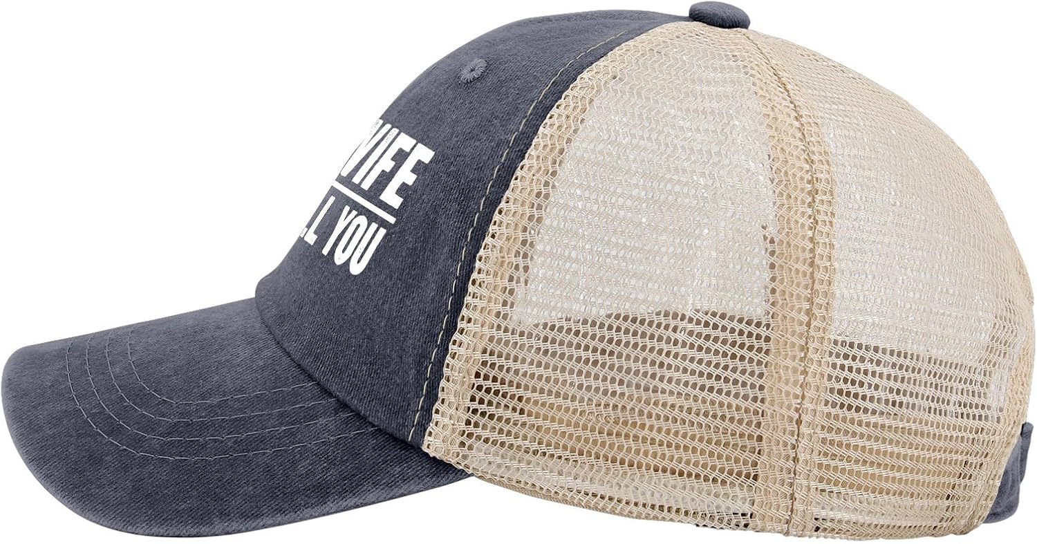 My Wife Will Kill You Funny hat Funny Cap for Her image 3