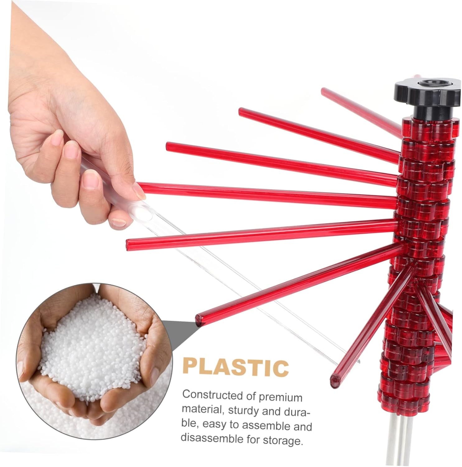 Unomor Stainless Steel Pasta Drying Rack for Kitchen Practical Noodle Holder with Ample Space for Spaghetti Linguine More Easy to Install and Use