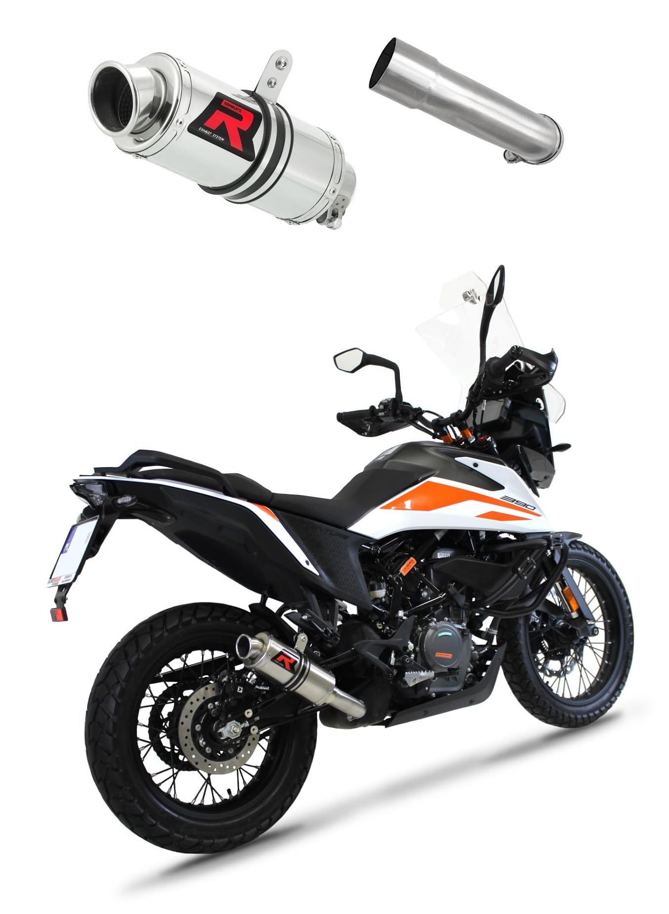 DOMINATOR Silenciador Escape GP1 compatible con 390 Adventure 2020-2021