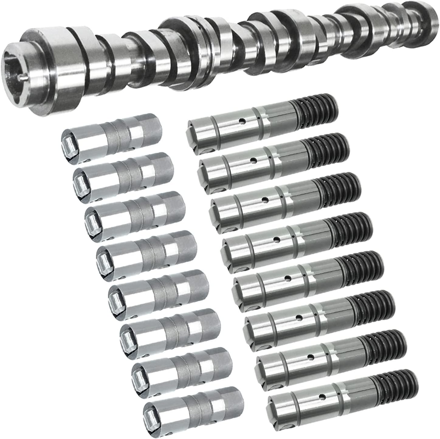 Partsflow Camshaft w/AFM Roller Lifters & Non-AFM Lifters For Buick LaCrosse For Chevy Avalanche For Chevy Impala For Chevy Tahoe For GMC Yukon For GMC Yukon XL 1500 OE#12625436 5.3L