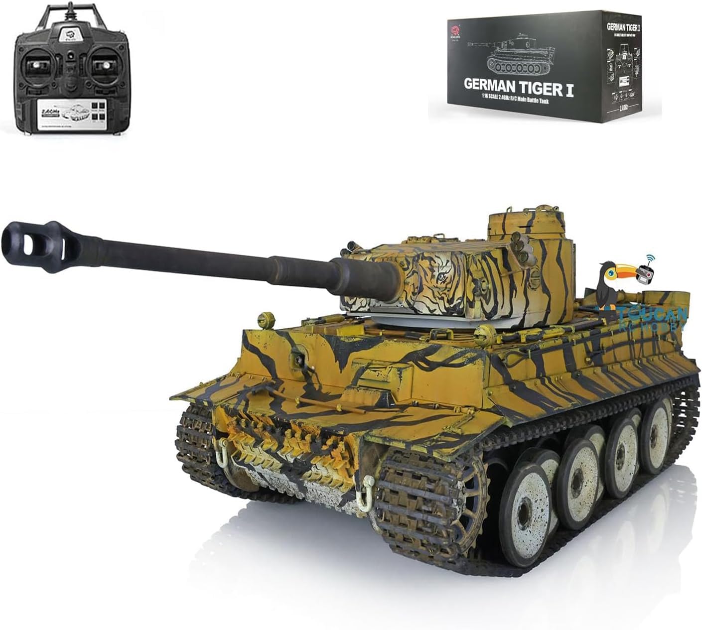 Amazon.com: TOUCAN RC HOBBY Henglong Henglong 7.0 Tiger I RTR RC