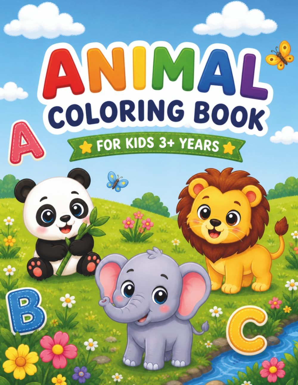 ABC Animal Coloring Book