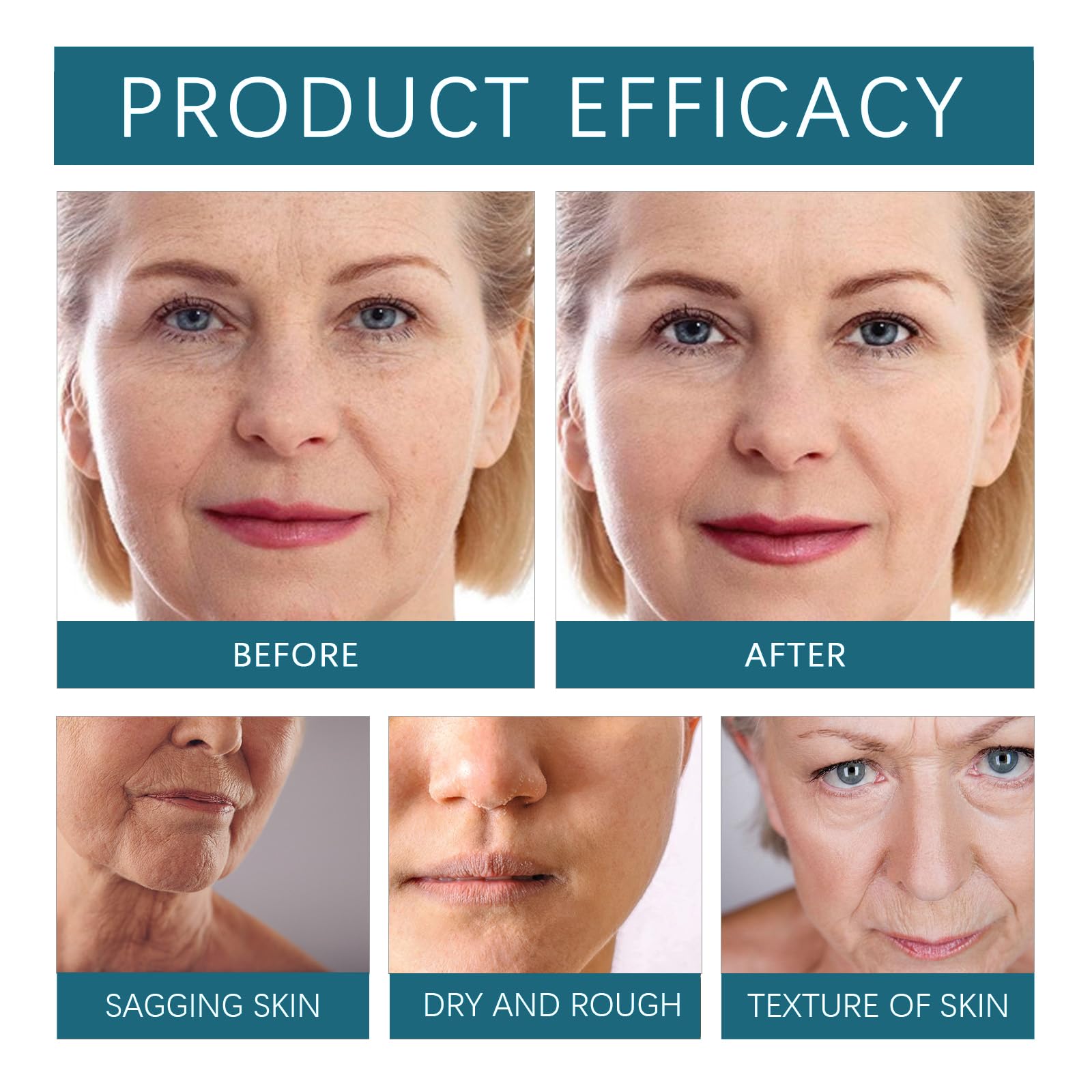 AuraAnge Retinol Cream, Collagen Face Cream with Hyaluronic Acid, Suitable for Aging Wrinkles, and Fine Lines - Image 3