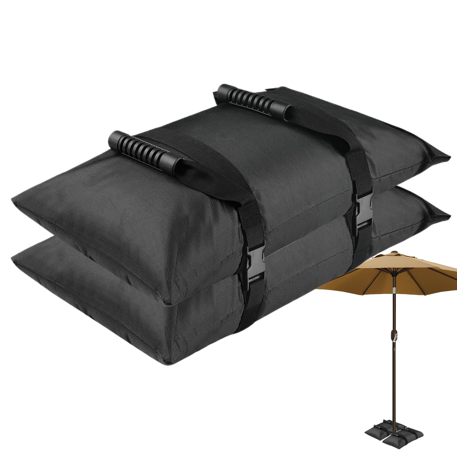 Sac de sable pour auvent de tente et camping en plein air sur la terrasse du jardin