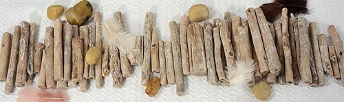 Miniatura 3 de Piezas de madera de aspecto natural en acabado de madera flotante, 3-6 pulgadas de largo, 1.1 libras, rellenos de jarrón y tazón