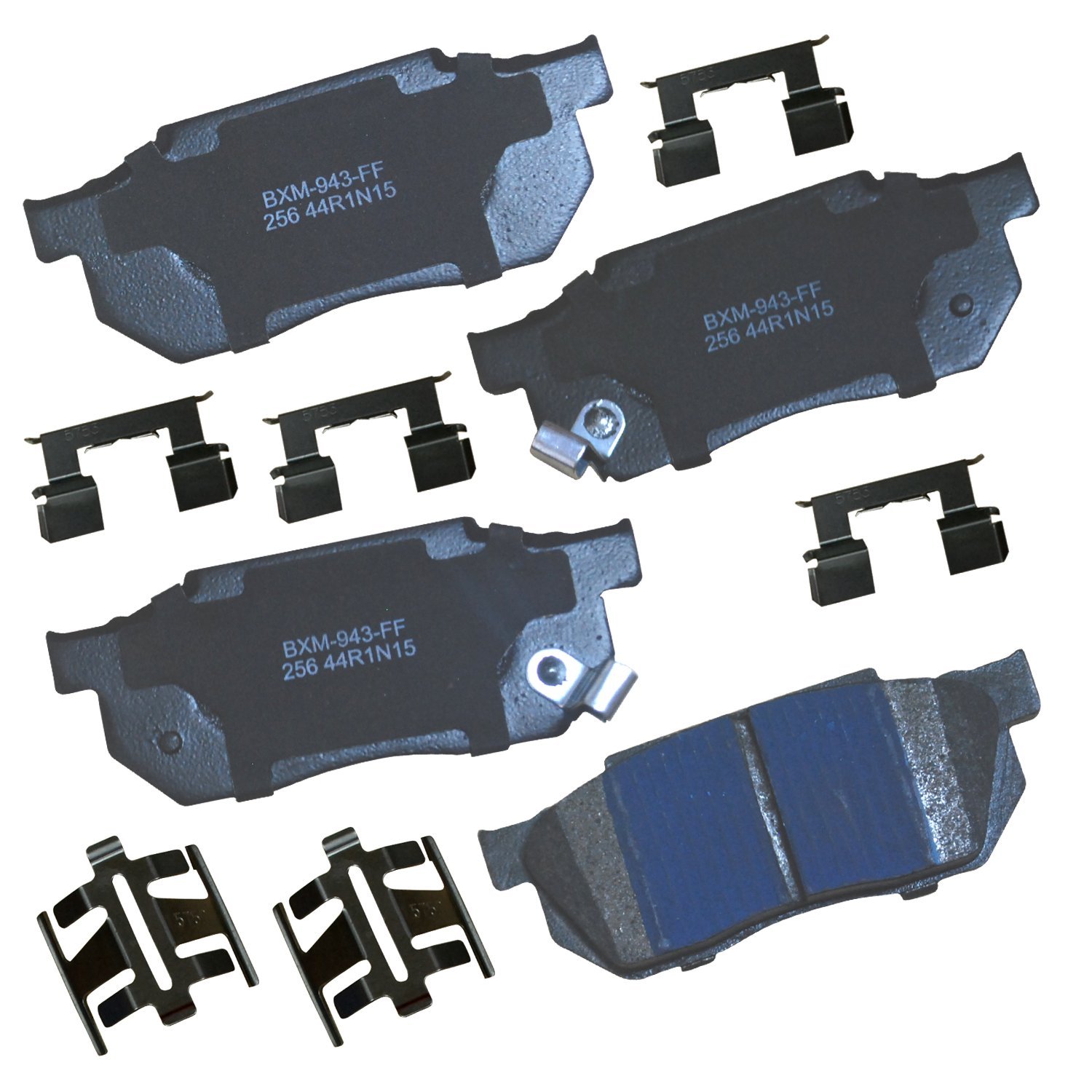Bendix Premium SBM256 Semi-Metallic Front Brake Pads for Honda Civic 1987-1984, CRX 1991-1988, Insight 2006-2001, Prelude 1987-1982, Wagovan 1984, Wagovan 1987-1986