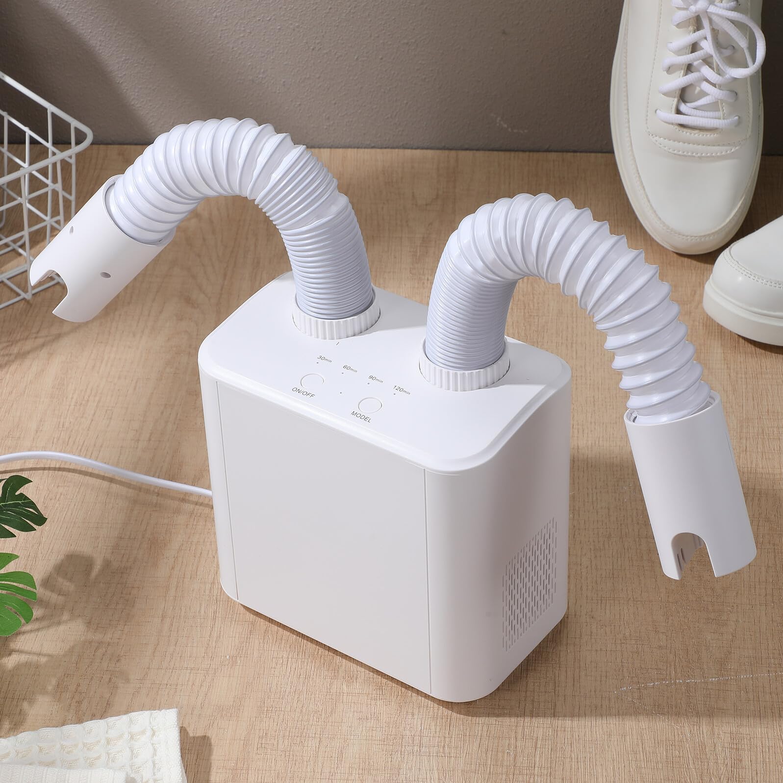 minkissy Secador de Botas Eléctrico Portátil Retráctil con Temporizador