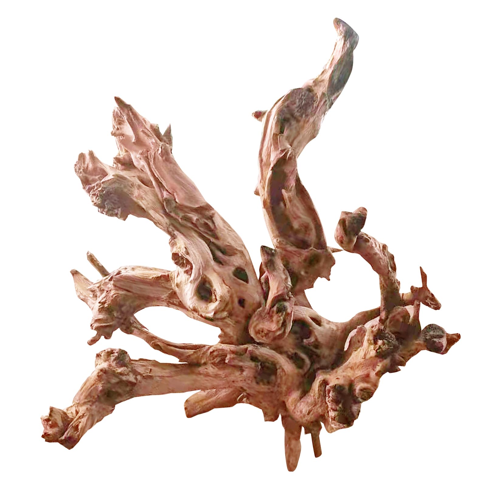 Natural Large Aquarium Driftwood for Fish Tanks & Reptile Terrariums – 100% Safe Fish Tank Decorations, Unique Twisted Branches 1-Piece 13-17 Inch Low Tannin, Easy to Sink