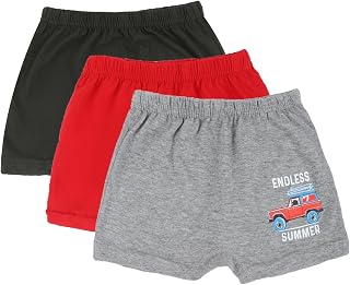 DYCA by Bodycare Boys Cotton Trunks Underwear - Soft Breathable Kids Boxer Briefs, Comfortable Elastic Waistband, Multipac... Price In India