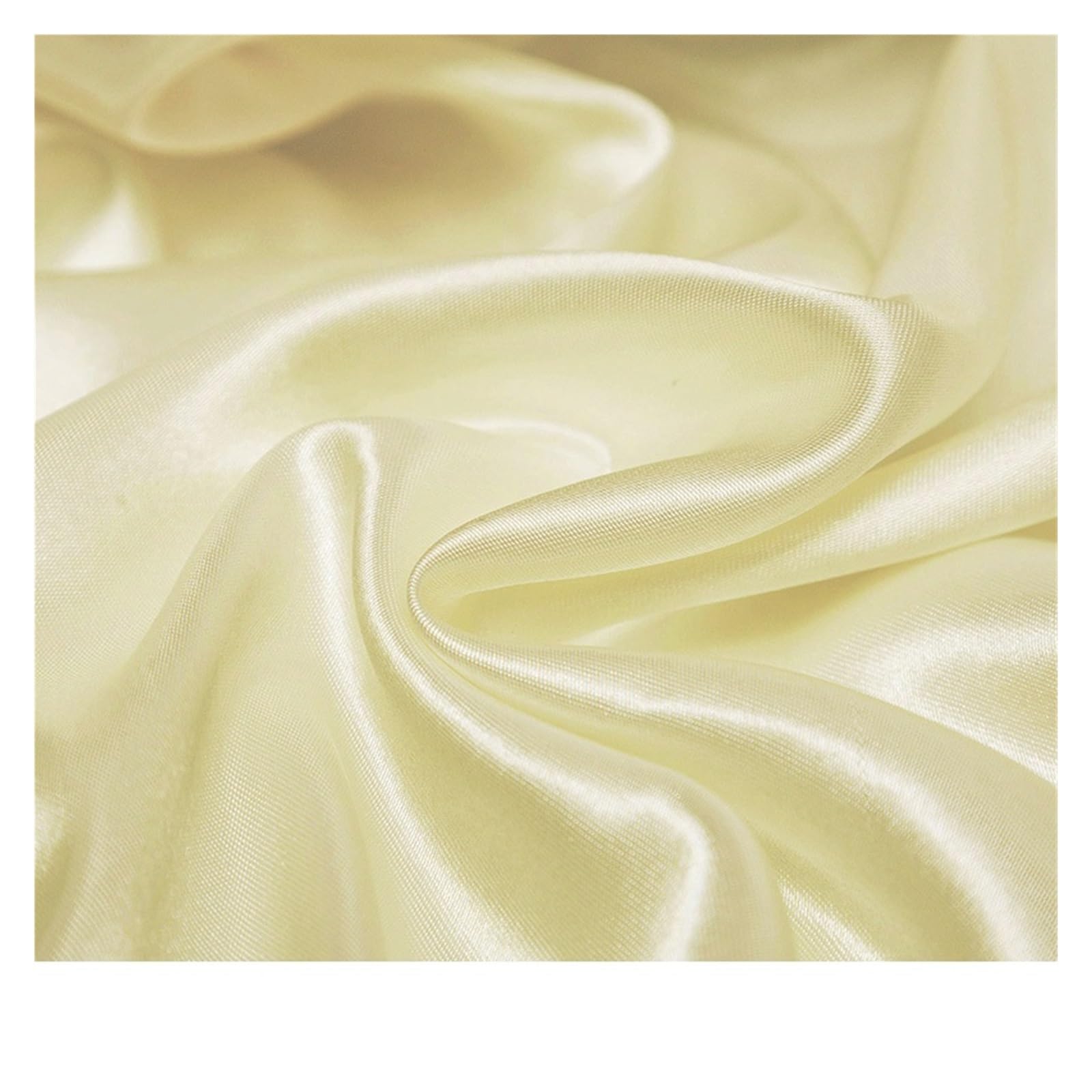 Satin Fabric Lining Soft and Shiny Silk-Like Material,for Clothing, Garments, DIY Craft, Wrapping(Color28,50X150cm)