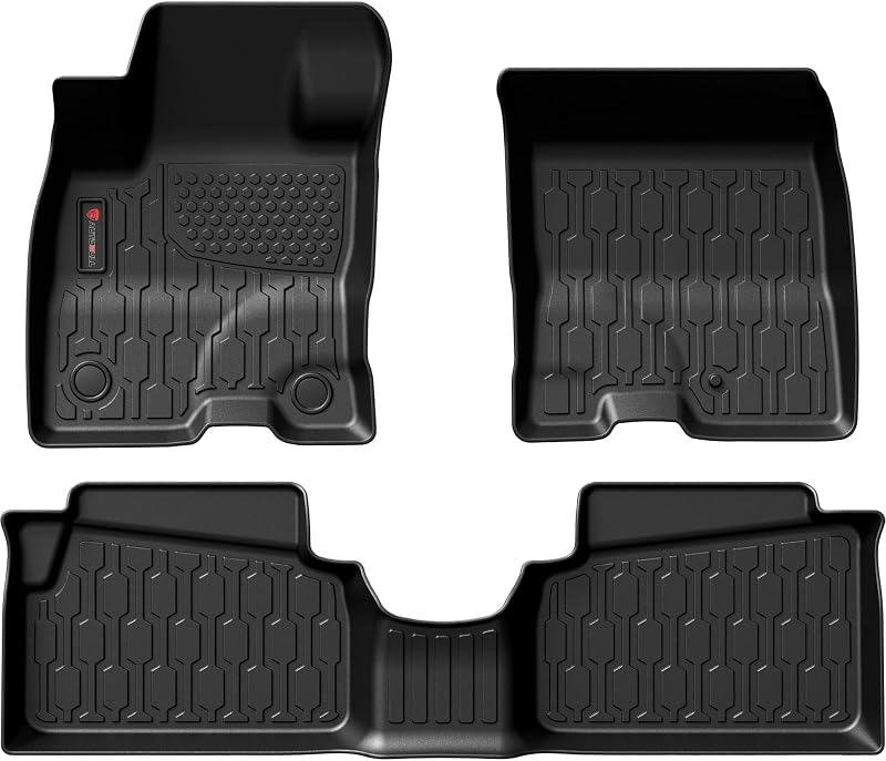 Tapetes automotivos sob medida em TPE preto para Ford Maverick Hybrid 2022–2026, 3 peças AutoBull