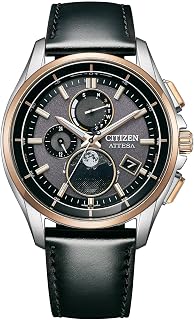 [CITIZEN] 腕時計 ATTESA BY1004-17X 電波時計 ルナプログラム チタン 軽量 メンズ ビジネス ブラック 黒 防水 日本製