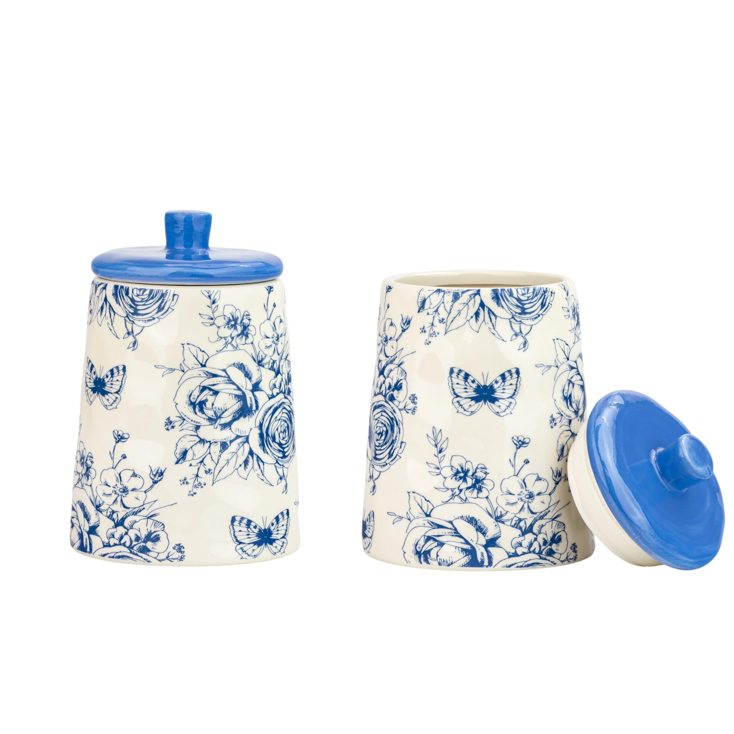 10 Strawberry Street Delft Garden / Large / 42.6 fluid_ounces Food Jars & Canisters