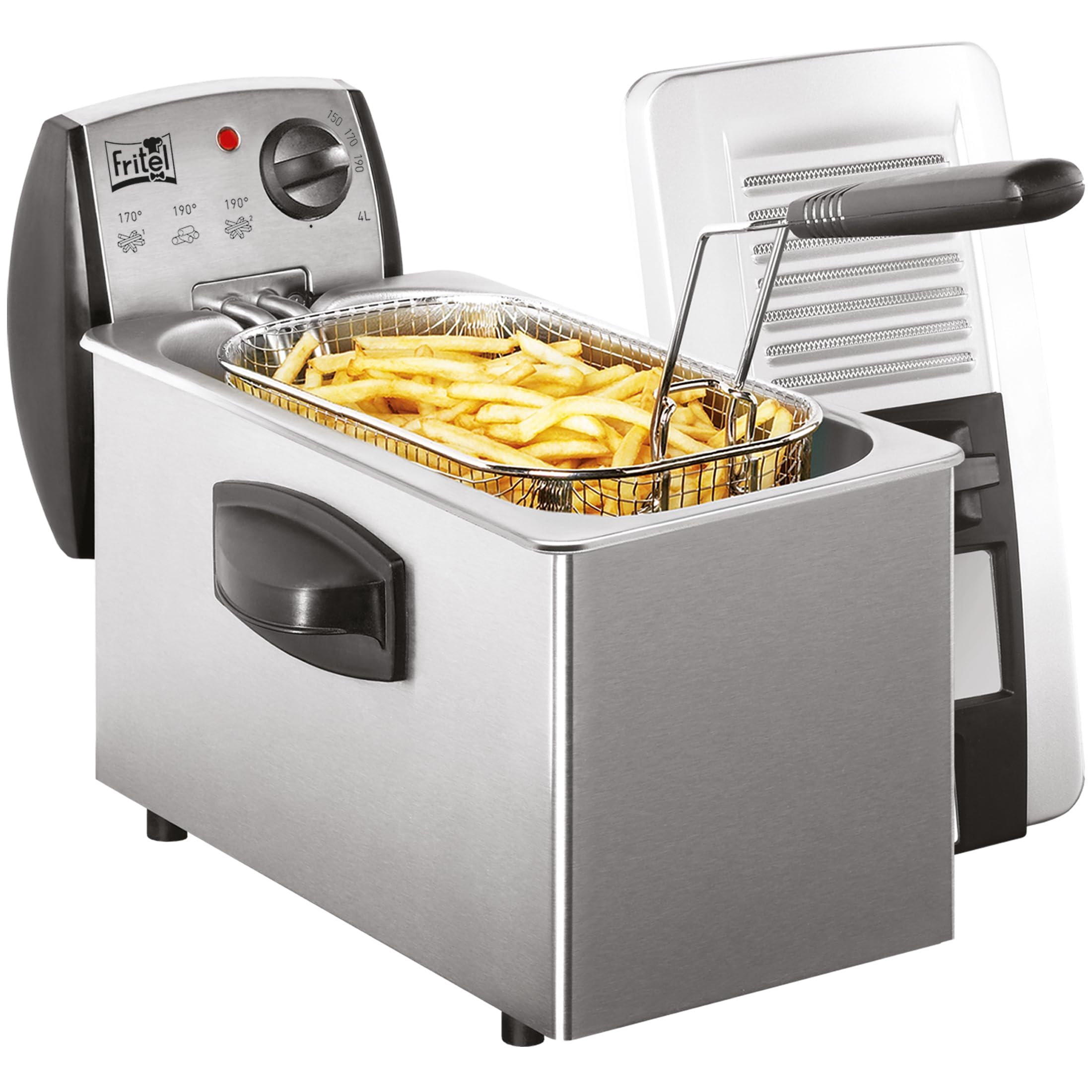 FRITEL Fritteuse FR 1465 4 l 2600 W Sichtfenster