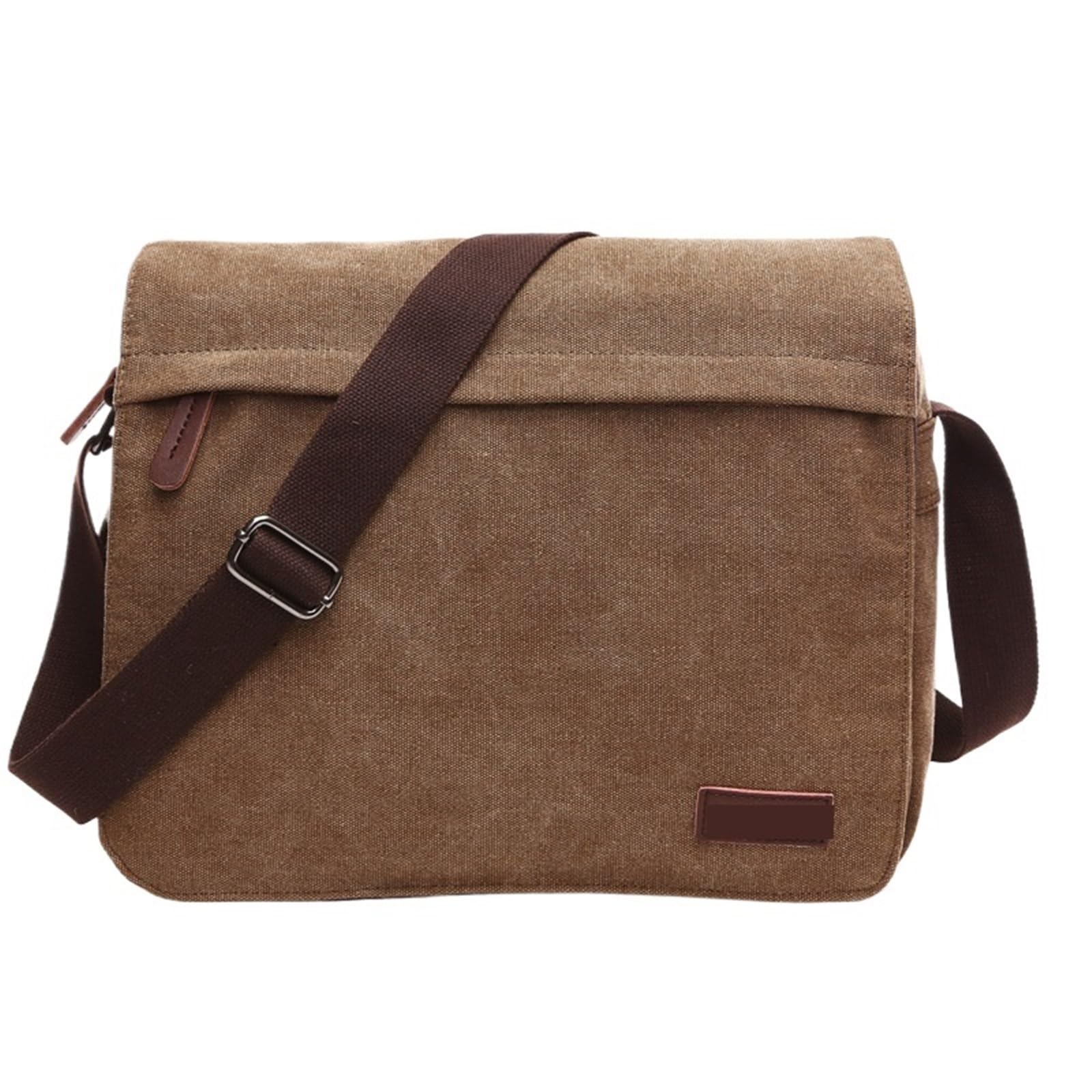 Canvas Messenger Bag Bolso bandolera de lona lisa