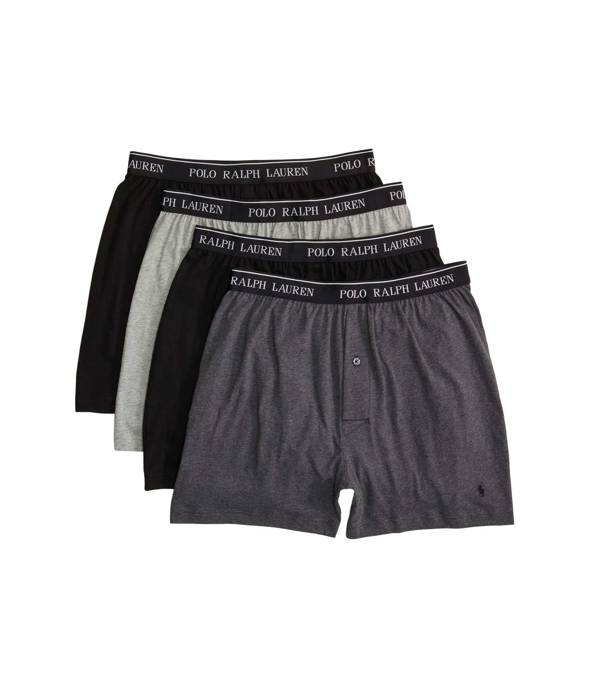 Size XXL POLO RALPH LAUREN  Classic Fit Cotton Knit Boxers 4 Pack 
