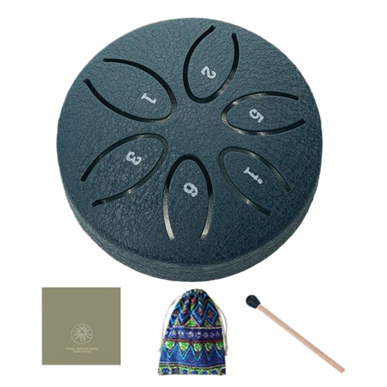 Garten Regentrommel Für Draußen - 8 Cm 6 Töne Stahl Zungentrommel Für Draußen - Meditatives Lerninstrument Für Anfänger Schule Klasse Zuhause Yoga