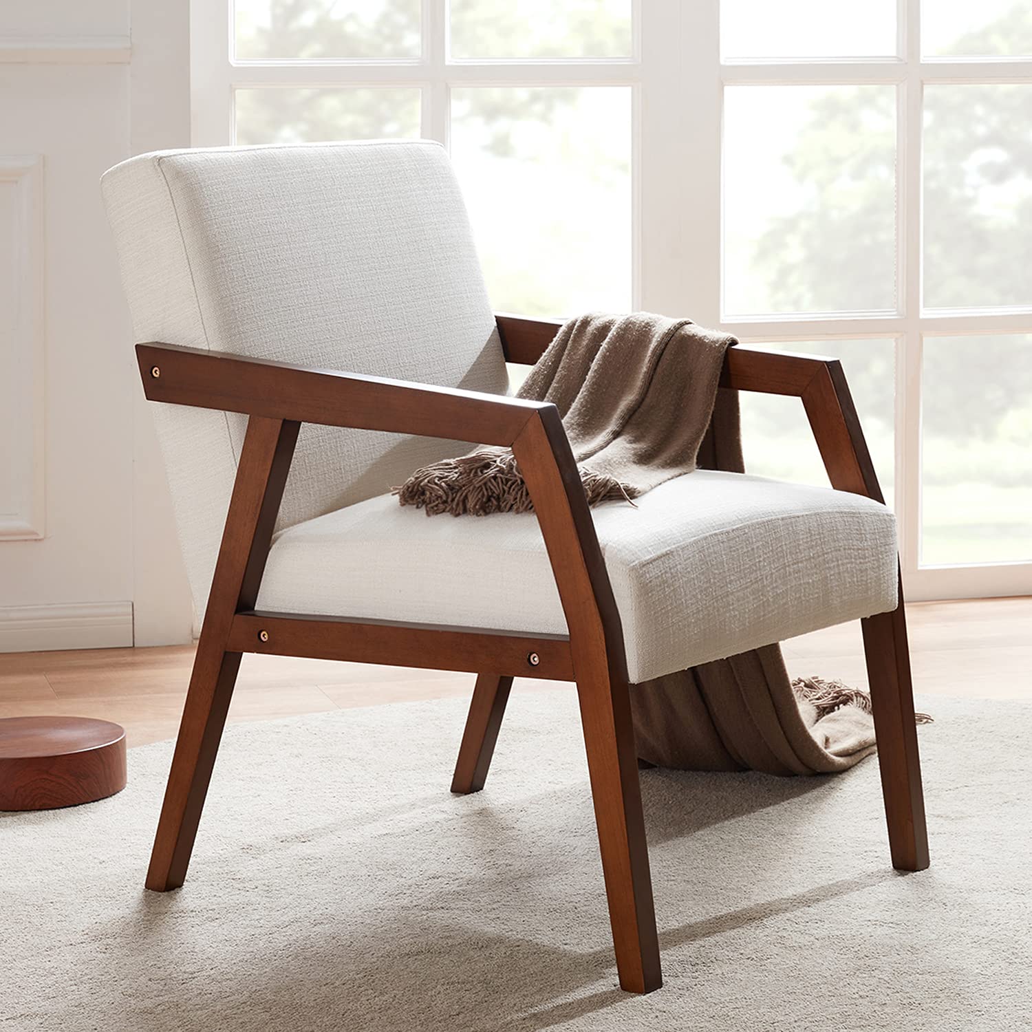 Buy HUIMO Arm Chair Accent Chair, Elegant Upholstered Lounge Chair for