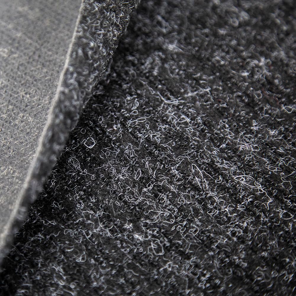 OLIVO.Shop Tappeto Zerbino Antiscivolo, Zerbino Esterno, Rotolo Tappeto, Passatoia Zerbino Interno Esterno, Tappeti Effetto Moquette TRAFFIC (ANTRACITE, 1x3 mt)