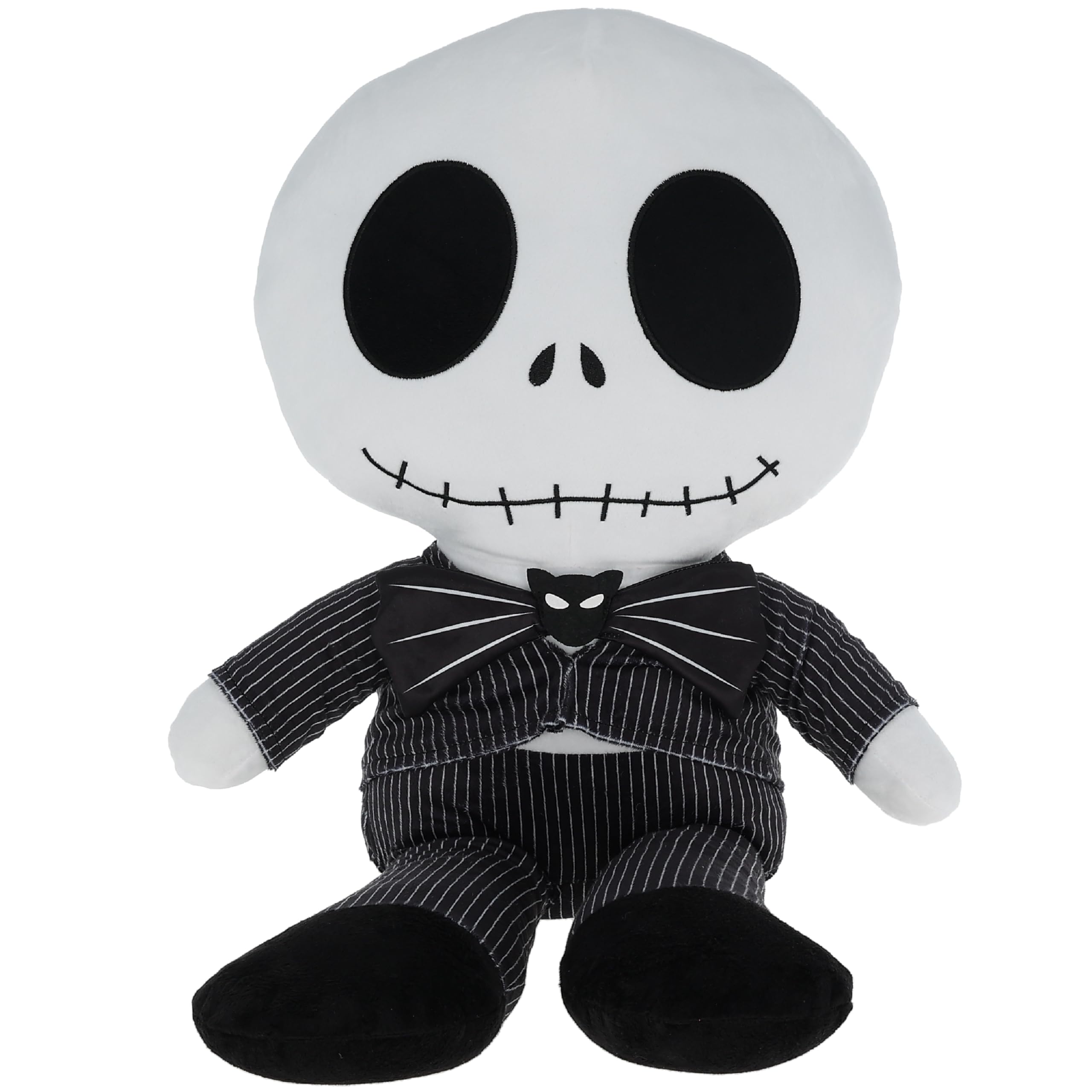 KIDS PREFERRED Disney Baby Tim Burton The Nightmare Before Christmas Jack Skellington Stuffed Animal, Jumbo Minky Fabric Halloween Plushies Kids Toys
