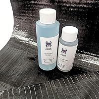 VenomCarbon 12x60" Unidirectional Carbon Fiber Fabric & Epoxy Resin Kit - Patented ZERO Strength for Automotive, Boats & DIY Composites