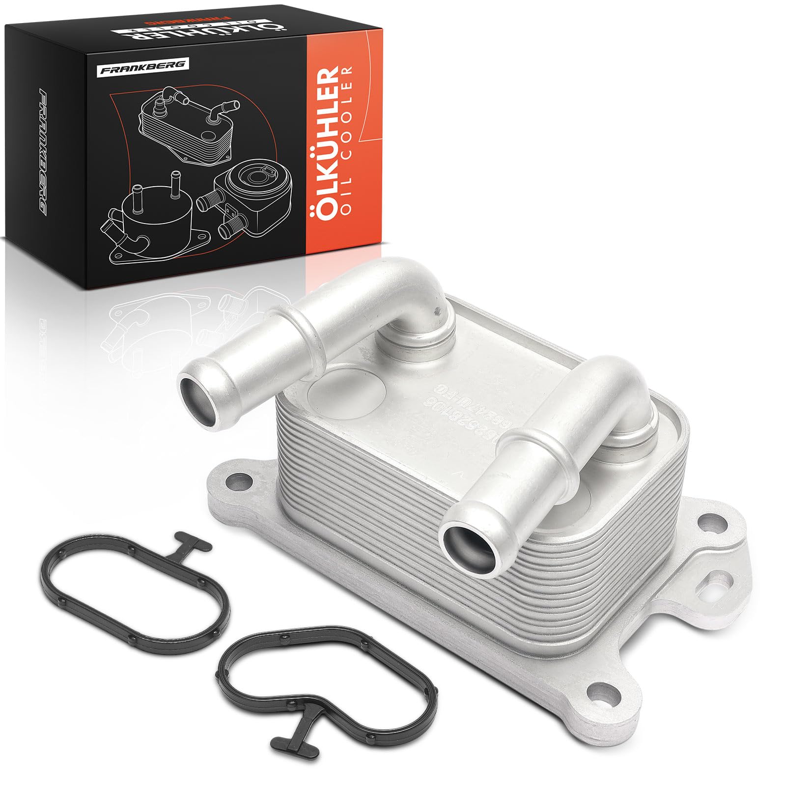 Frankberg Ölkühler Kompatibel mit Dokker Duster Lodgy Logan II Citan Qashqai II Kangoo Clio Scénic Megane Twingo Forfour Benzin 2012-Heute