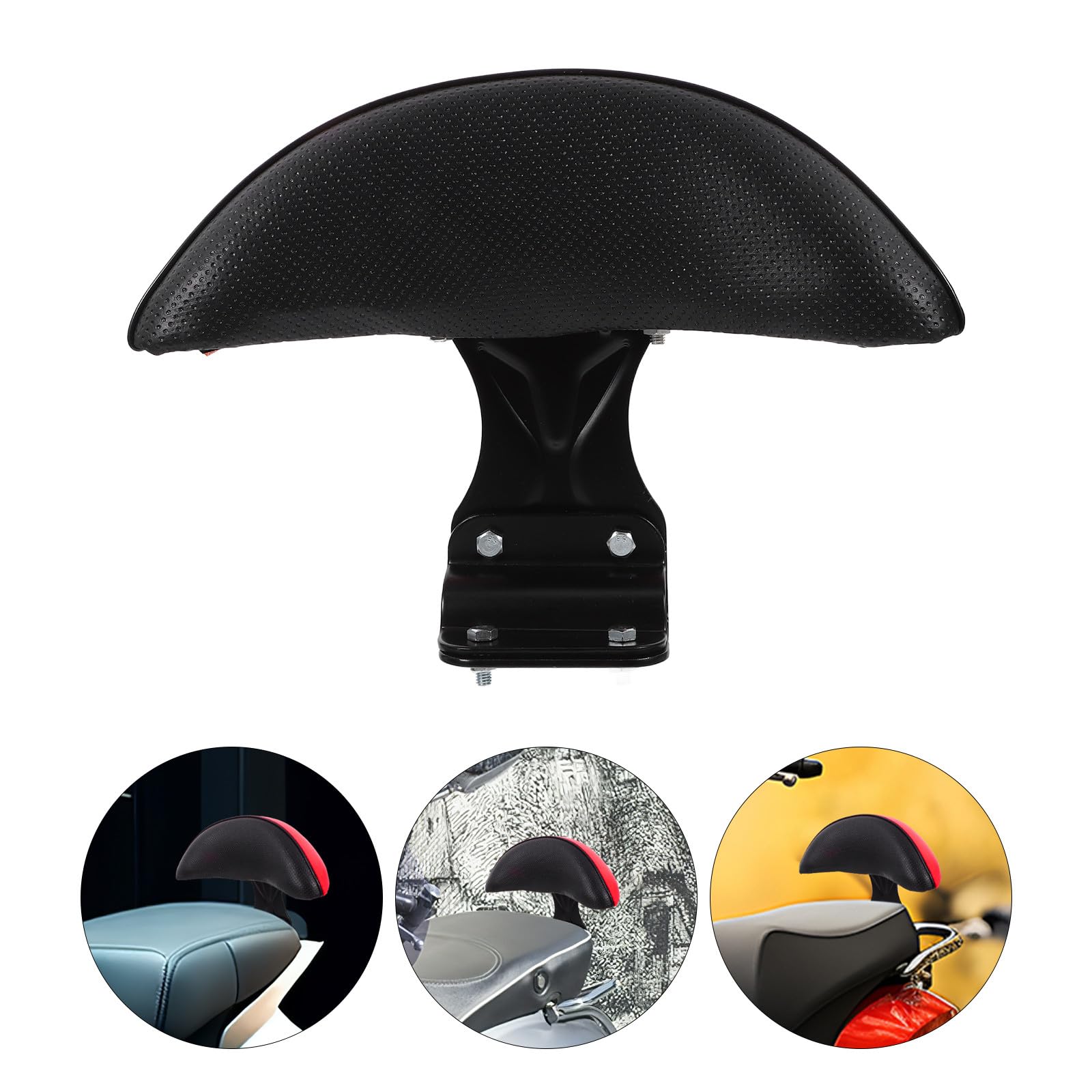POPETPOP Coussin de Dossier Rouge en Fer Mousse pour Vélo Électrique – Coussin de Siège de Sécurité Arrière – Accessoire Confort pour Cyclisme en Toutes Saisons pour Adultes