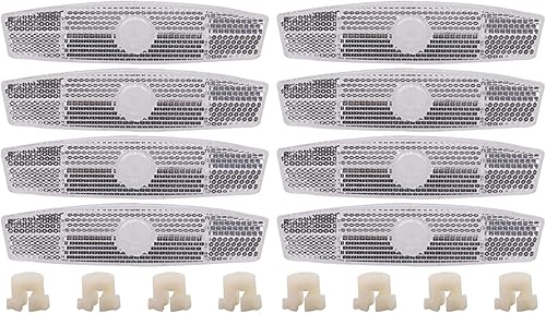 Miniatura 7 de Reflector de radios para bicicleta de montaña, 8 piezas, llantas de acero en forma de pez, reflectores de radios, llantas de rueda de bicicleta,