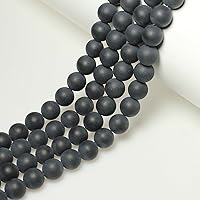 Vista 166 de MJDCB Natural Multicolor Volcanic Lava Stone Round Loose Stone Beads DIY for Jewelry Bracelet Making 15" (6mm, White)