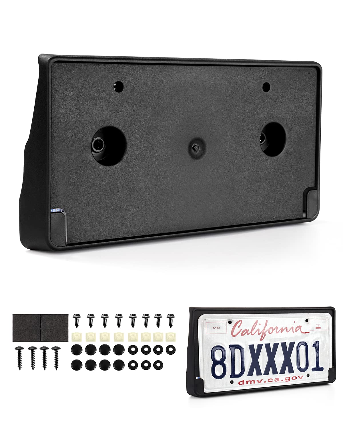 Custom Fit for Front License Plate Bracket Ram 1500 TRX 21-24, Ram 1500 TRX Launch 2021, Ram 1500 Rebel 19-24 68274219AD License Plate Frame(Not fit DS Bumper!!!) Replacement Accessories