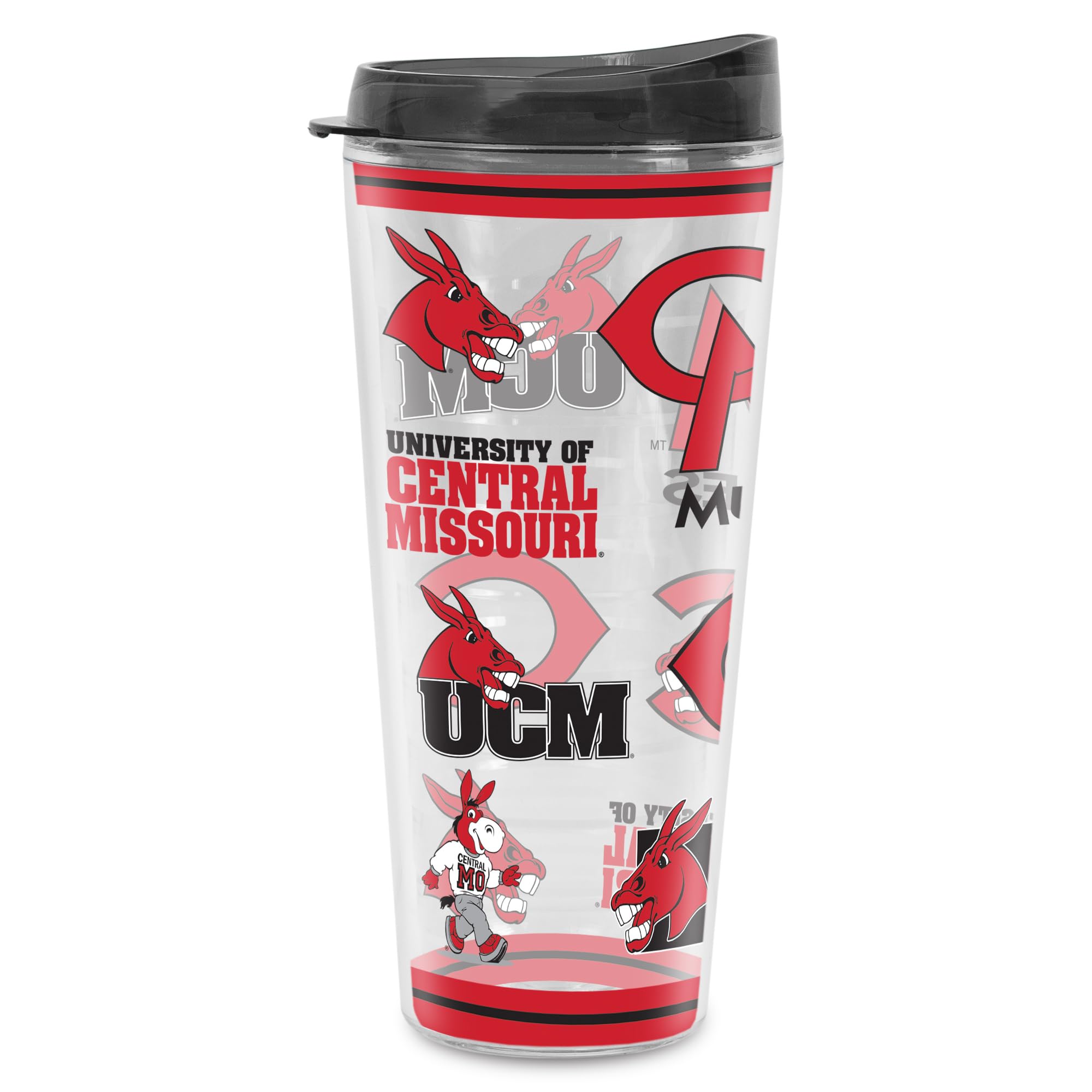 Rico Industries NCAA College Double Wall Mayhem 16oz Or 20oz Tritan Tumbler W Lid