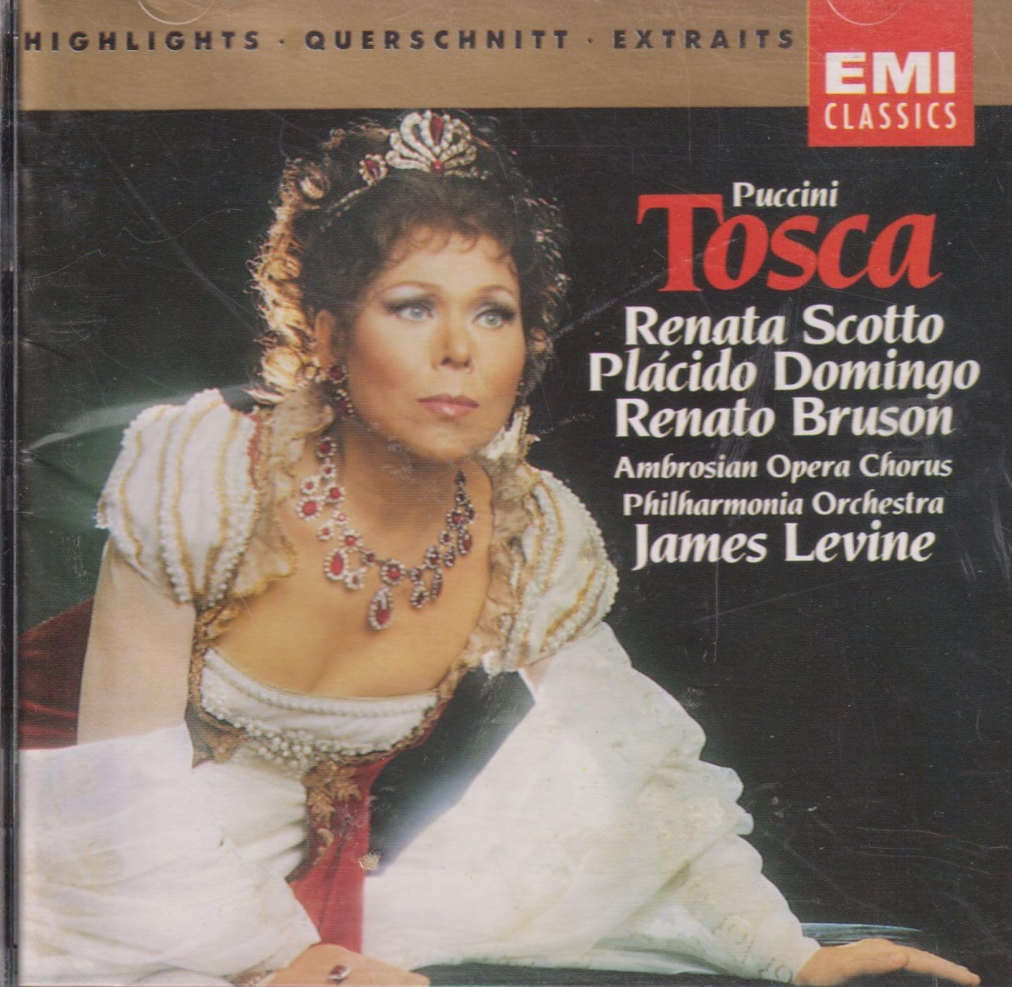 Tosca Hlts [Audio CD] Puccini; Scotto; Domingo and Levine