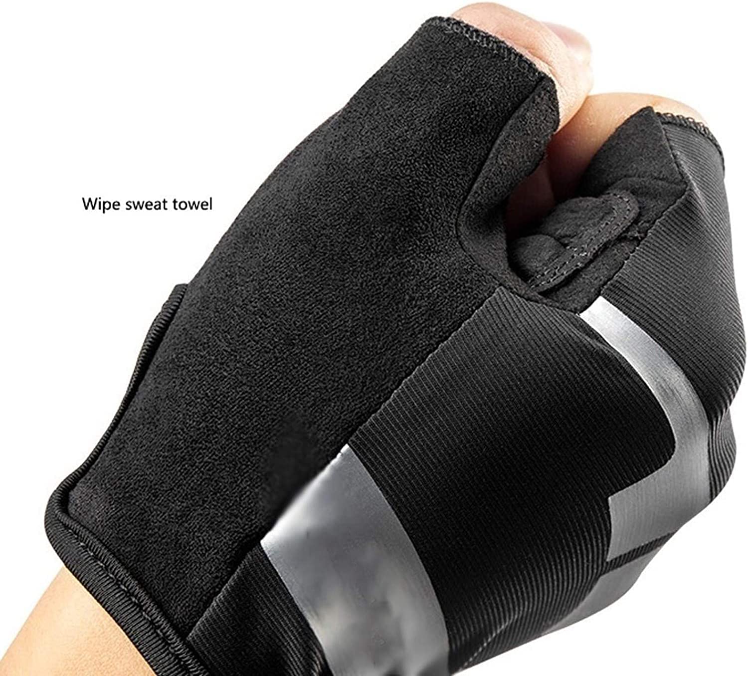 IRYZE Guantes Deportivos Guantes De Ciclismo De Medio Dedo para Bicicleta, Guantes Deportivos para MTB, Material Suave para Exteriores Hombre y Mujer