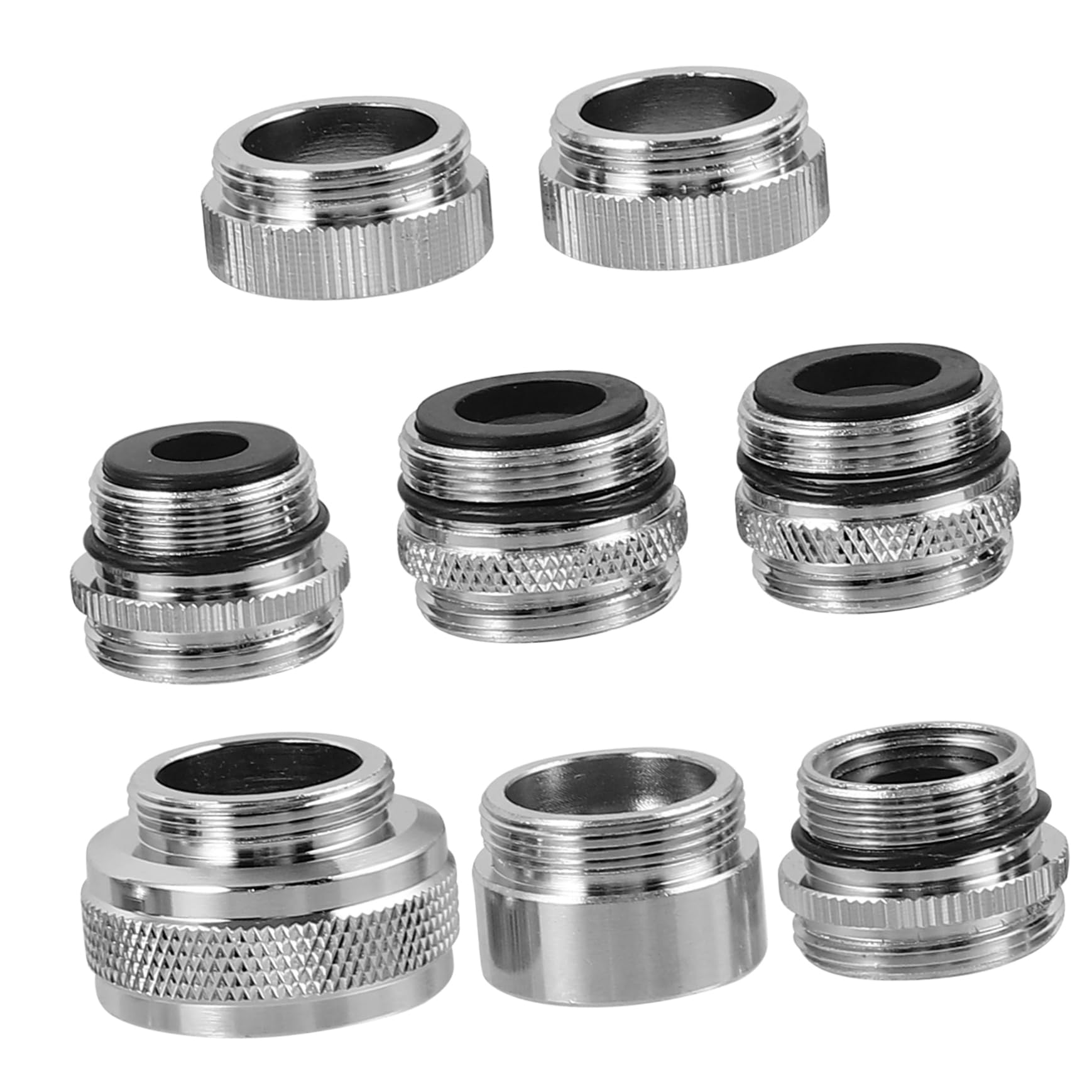 VINTORKY Faucet Aerator Hose Faucet Adapter 5/8-24 Threaded Adapter Kit for Kitchen Sink