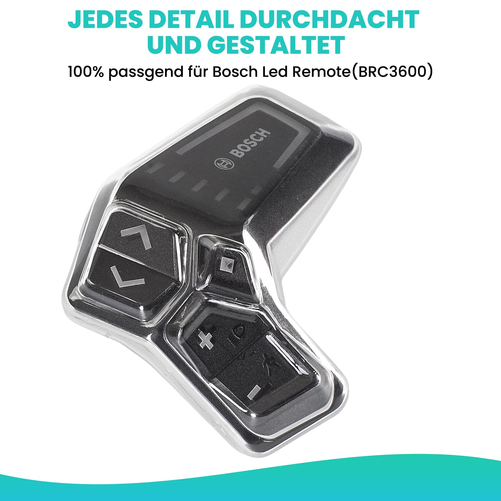 Besudo Set di custodia protettiva per unità di controllo remoto Bosch Kiox 500 & LED – Custodia protettiva protettiva da graffi urti per BHU3700 & BRC3600 Ebike accessori