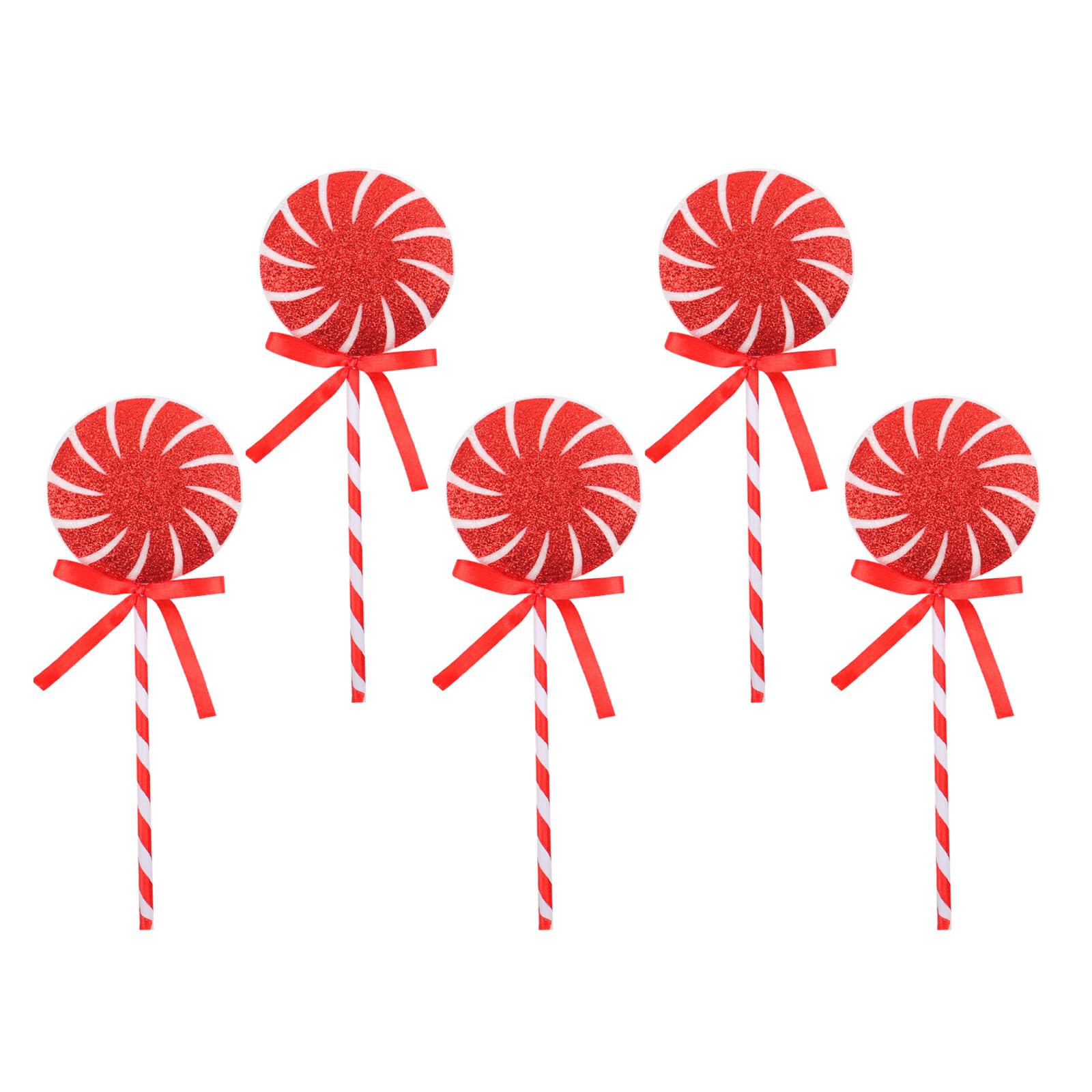 Tsophreniq Christmas Candy Canes Embellishments Bright Decorations Sturdy and Fade Resistant Colorful Ornament