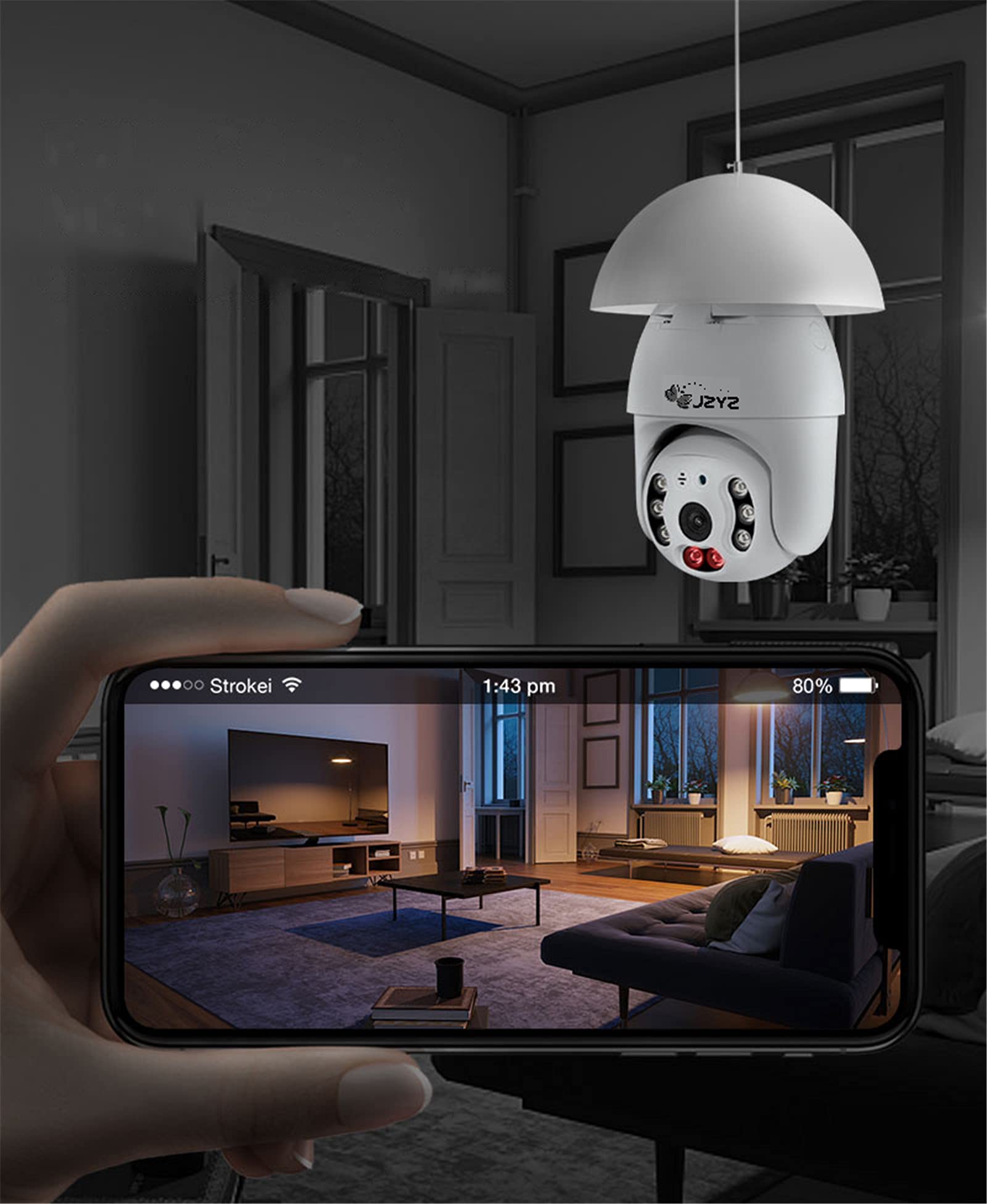 3MP Tuya Smart Life Lampadina Per Esterni Lampadina Camera Wifi IP PTZ IR Night Vision Security Home Security Auto Tracking Video Surveillance