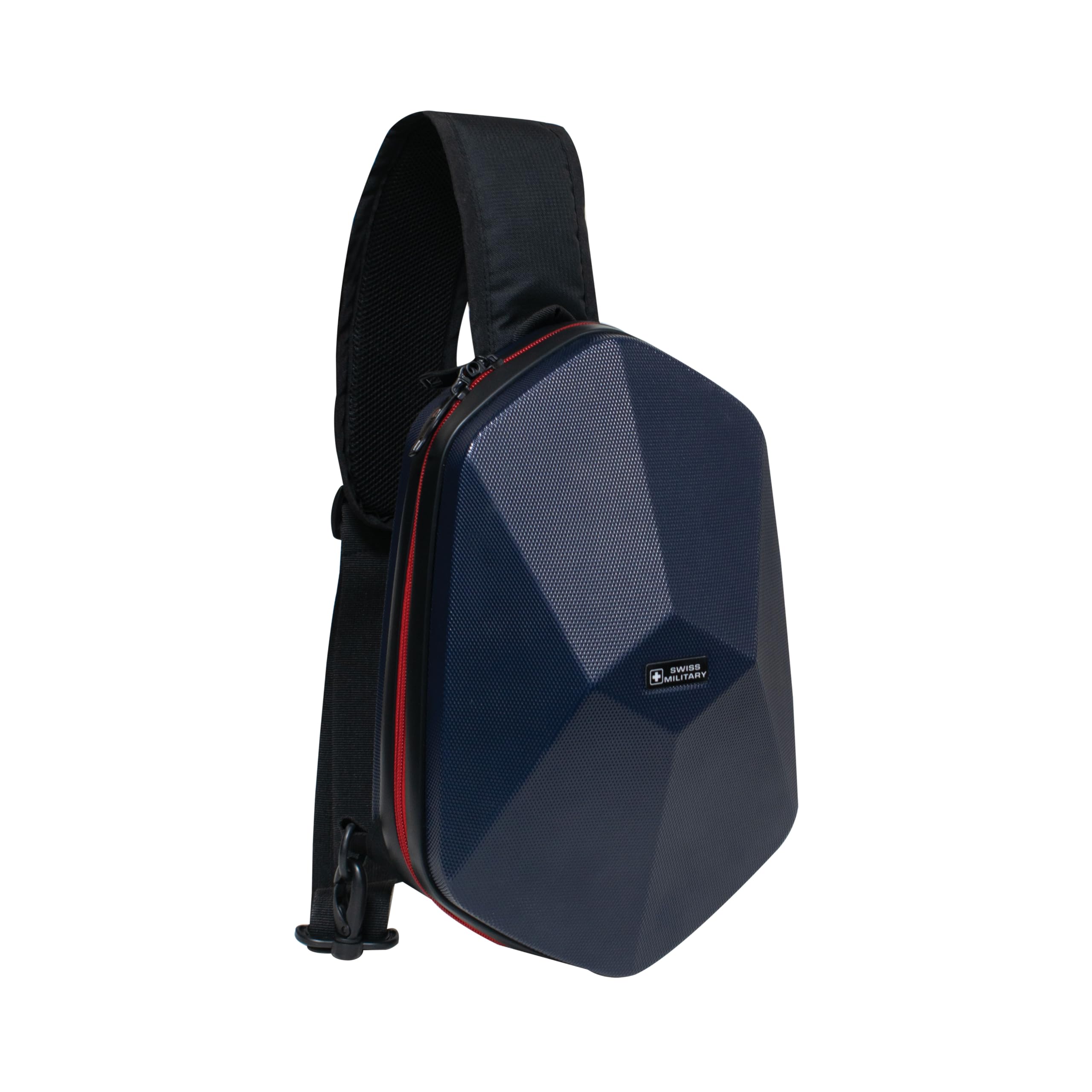 Swiss Military Unisex Navy Blue Ufo Mini Diamond Cut Abs Hard Case Cross Body Bag With 180 Degree Opening & 7 Lts Capacity (B0CV17G5V8) Amazon Price History, Amazon Price Tracker