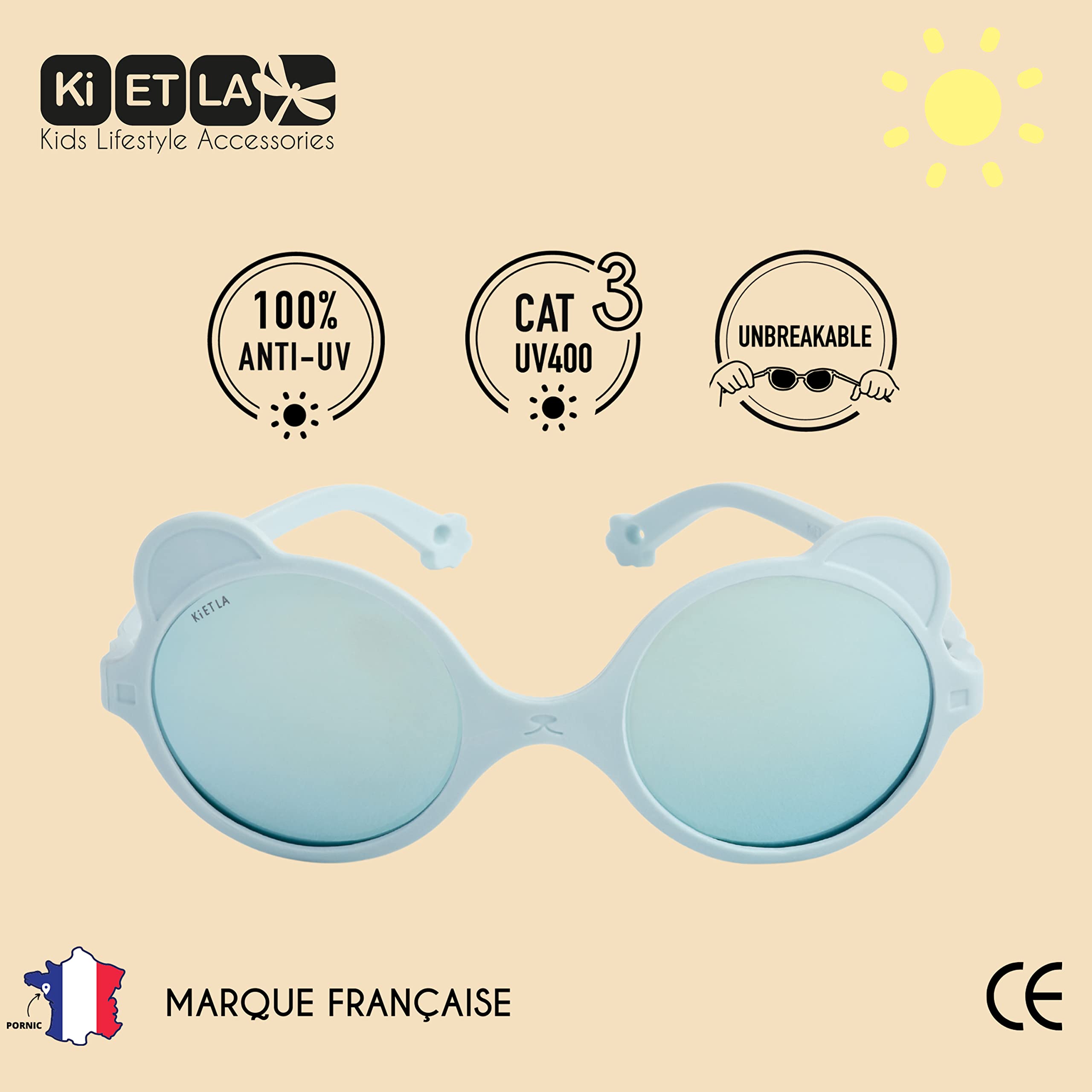 Gafas de Sol Ours’on para bebé (1-2 años) de KI ET LA
