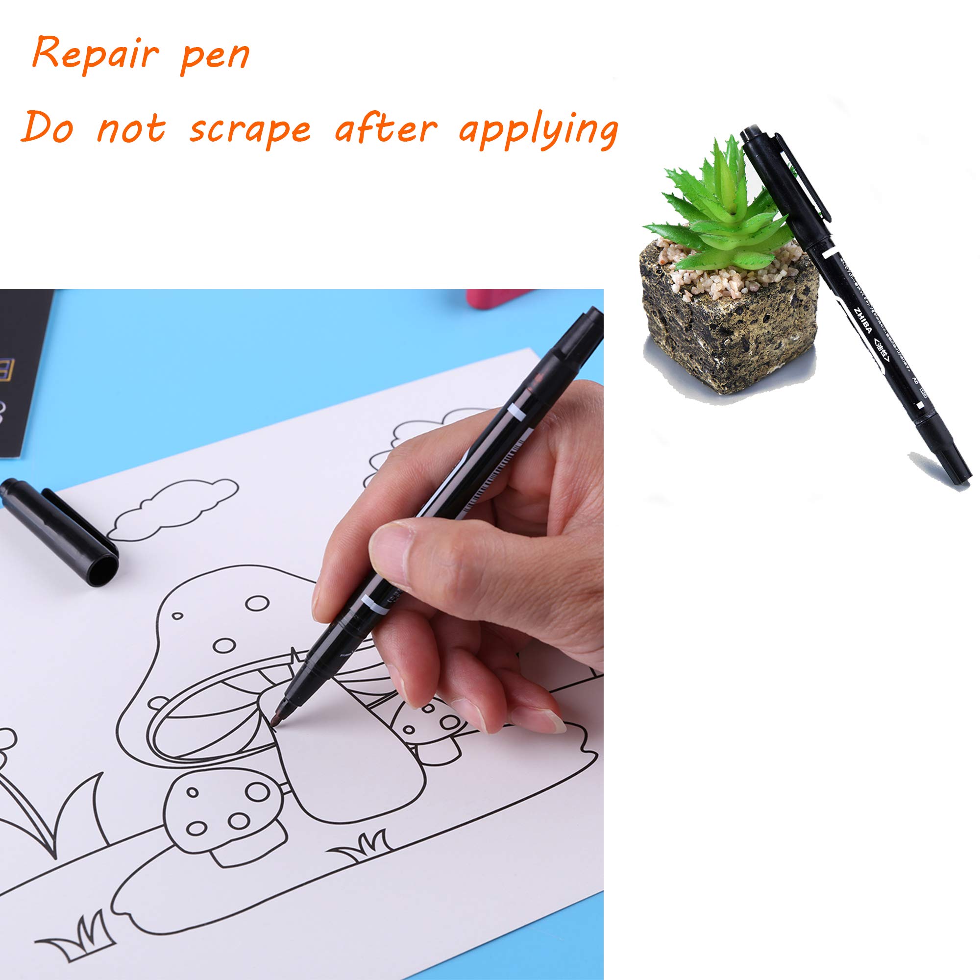 Set 19 Pezzi Per Scratch Art - Penne E Strumenti Per Disegno A Graffio Fai Da Te - Foto 6