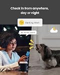 Furbo 360° Appareil photo pour chien: Basic See, Talk & Caractéristiques, Non AI Alertes, aucun abonnement requis, Cam de sécurité pour animaux avec/Barking Alertes , vue rotative , traiter Toss 2-Way Audio, surveillance des chiots maison intelligents.