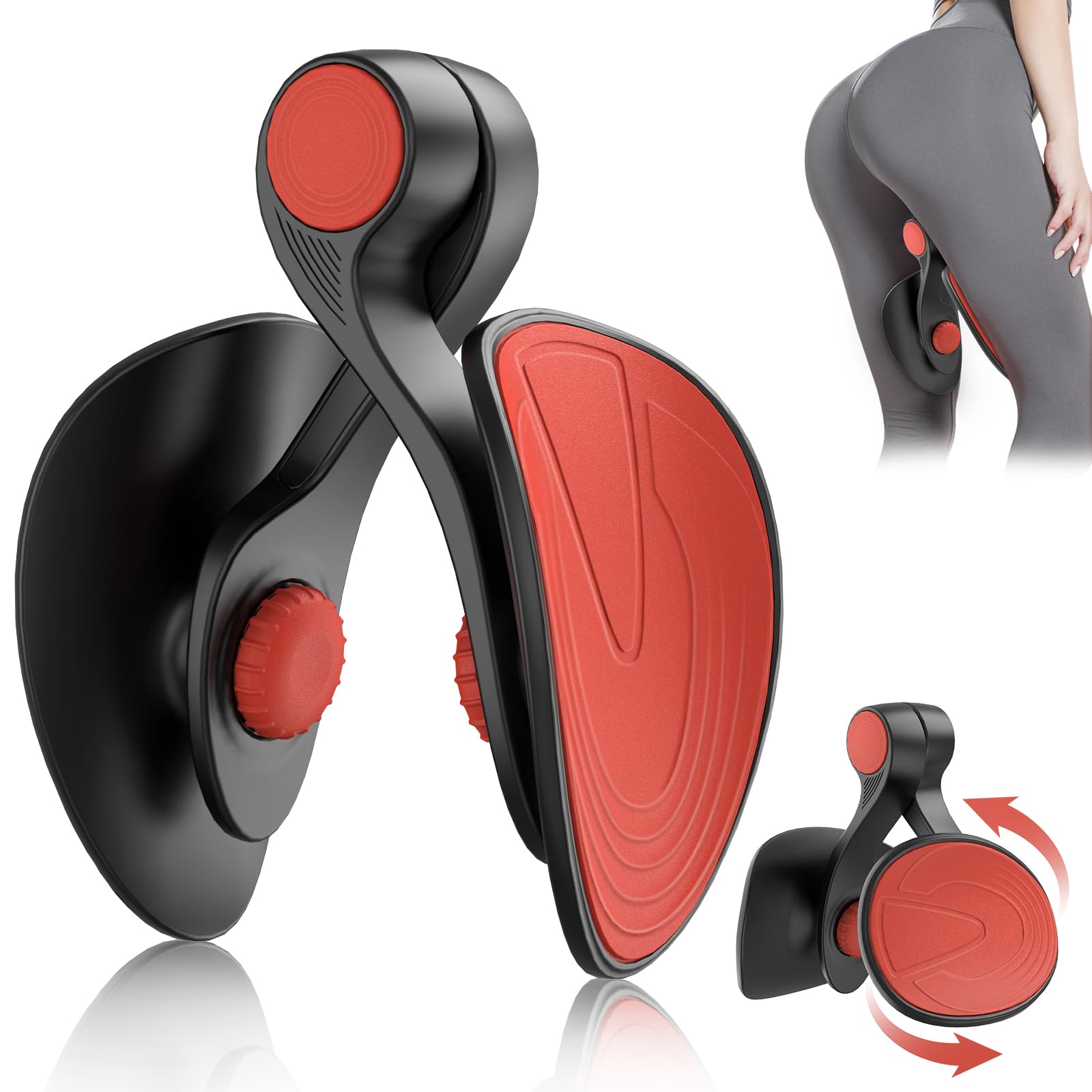 TINRIEFThigh Master Hip Trainer Kegel Exerciser, Pelvic Floor Trainer for Postpartum Rehabilitation, Inner Thigh Trimmer, Toner Workout