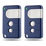 2 for Sears Craftsman Garage Door Remote 139.53753 139.18191 139.53680 950CD 371LM 971LM 893MAX 891LM 893LM,Yellow Green Red Orange Purple Learn Button Garage Door Remote