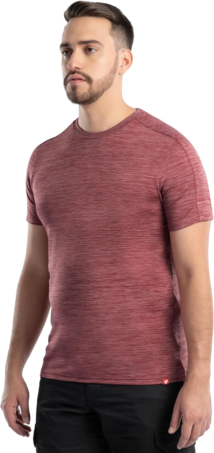 Wrangler Mens Performance Workwear Short Sleeve Crewneck T-Shirt - Image 6