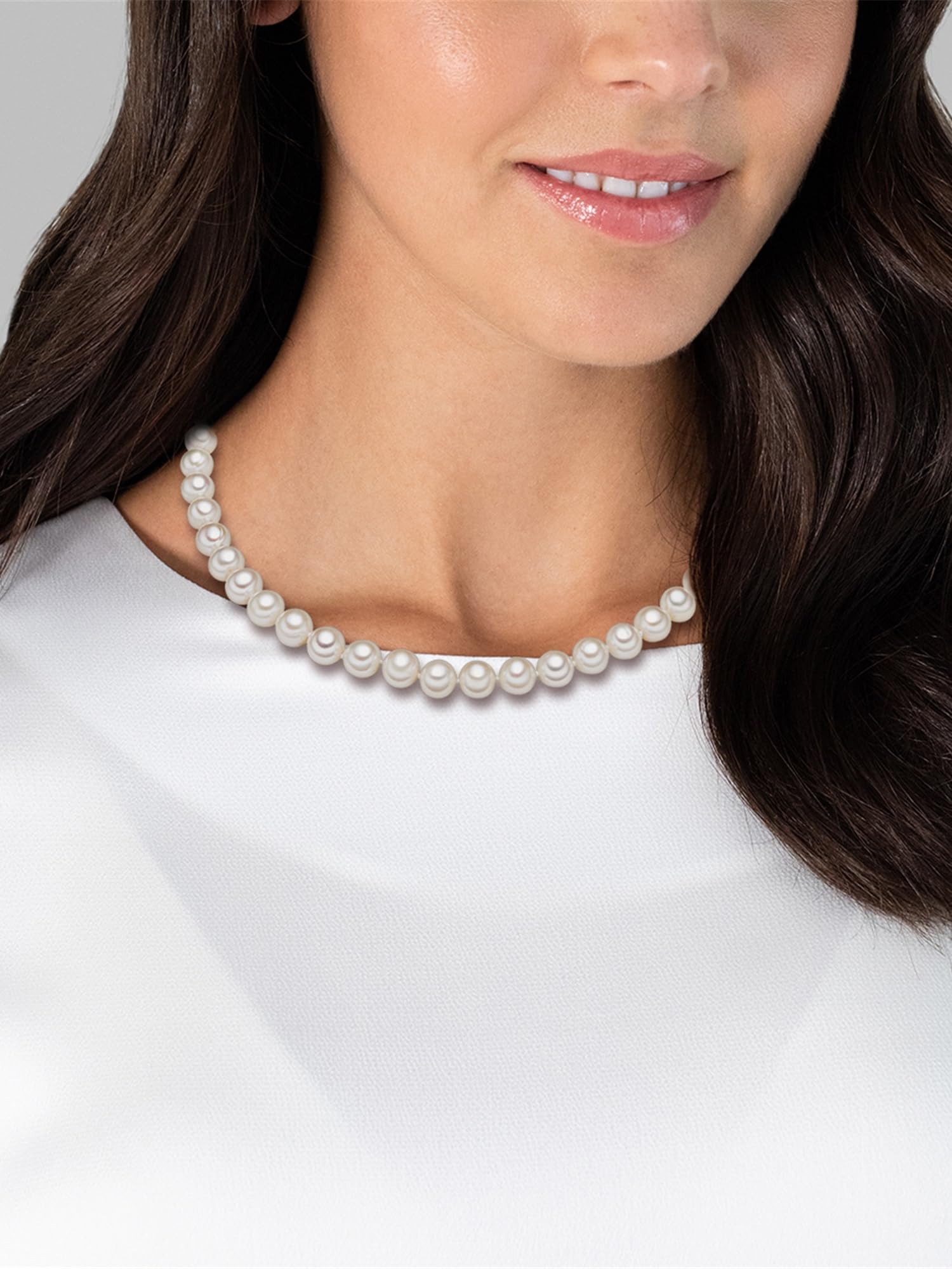 Valero Pearls Collana di perle da Donna in Argento Sterling