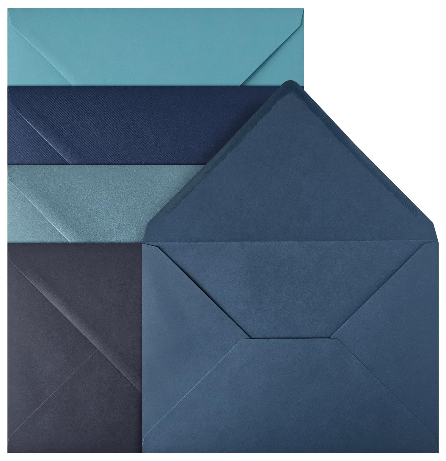 Netuno 20 Large Blue Envelope Mix C5 162 x 229 mm 6.4 x 9 in Large Colourful envelopes Coloured Invitation Envelope Set for A5 Letters Wedding Invitations Greeting Cards documents Postcards — image 1