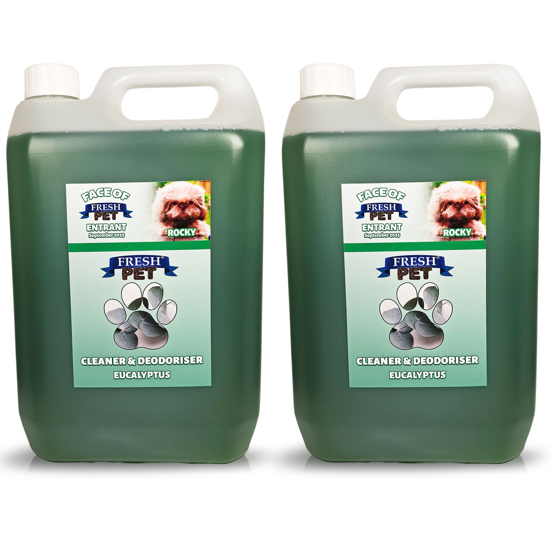 FRESH PET URINE SMELL ODOUR REMOVER 2 x 5L - TRADE Chem (EUCALYPTUS)