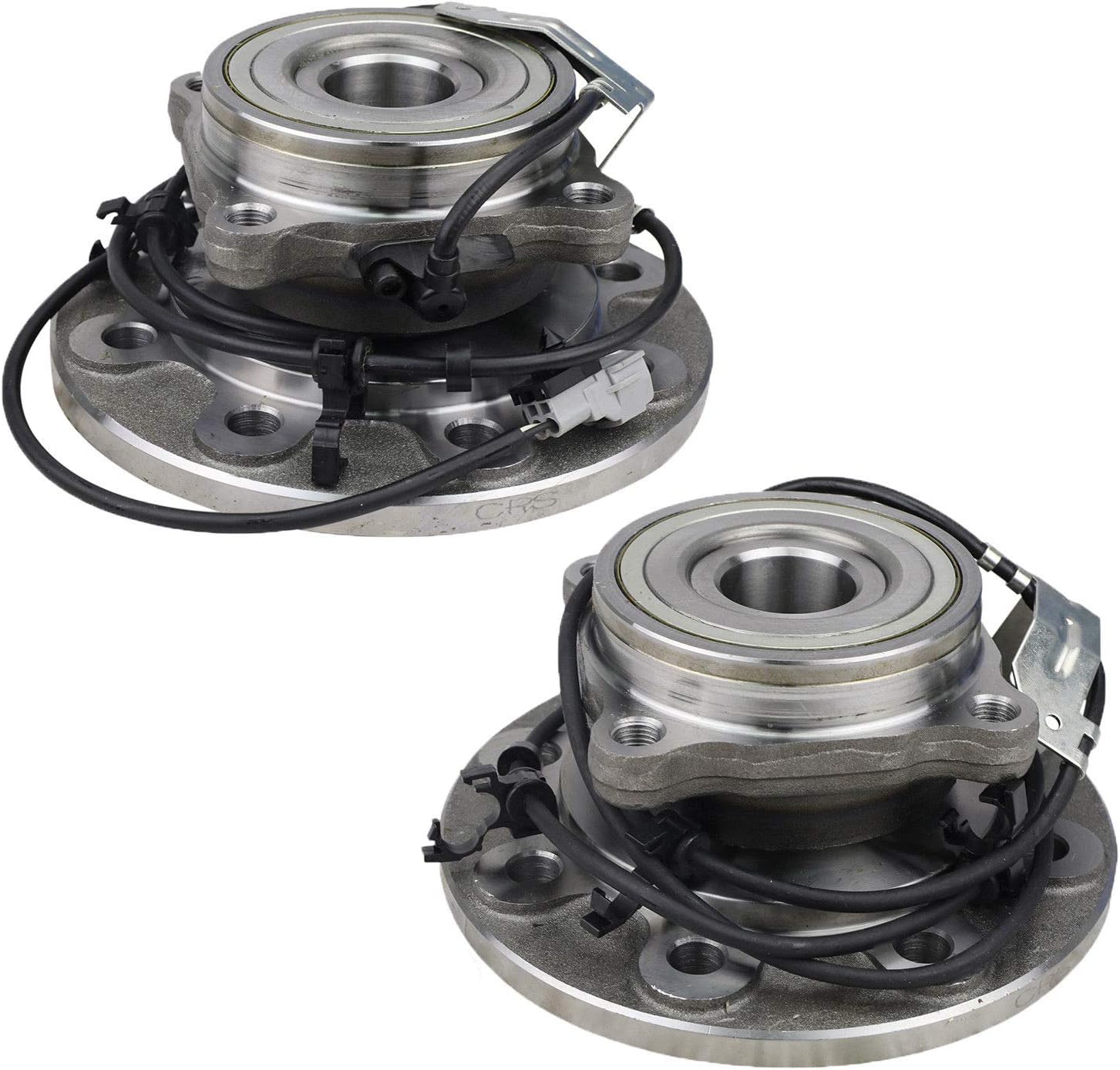 8 Lug Front Wheel Hub and Bearing Assemblies Pair 2 for 1998-1999 Dodge Ram 2500 4WD 4-Wheel ABS SRW