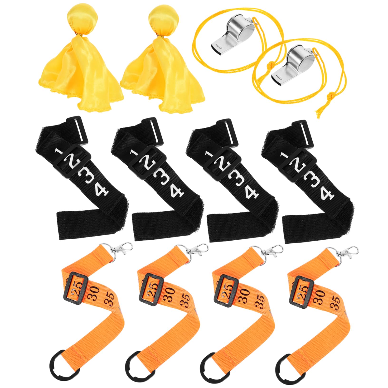 UPKOCH Clip de chaîne d'arbitre kit d'arbitre de Football Remplacement Trucs de Football Trousse Clips de chaîne Officielles des arbitres Clip de chaîne de Football Plastique