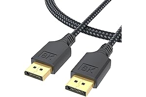 Premium DisplayPort 1.4 Cable 3Ft with Enhanced Capabilities